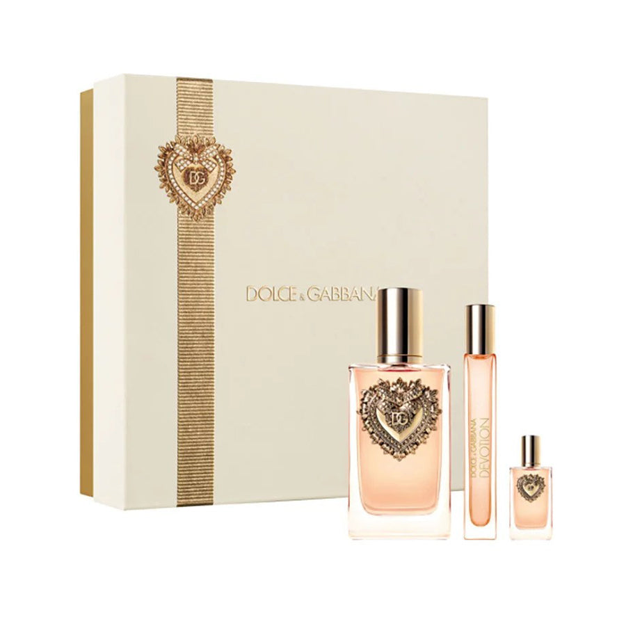 Dolce & Gabanna Devotion Eau De Parfum 3 Piece Gift Set